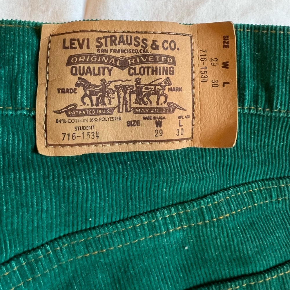Vintage Orange Tag Levi’s Sz 29/30